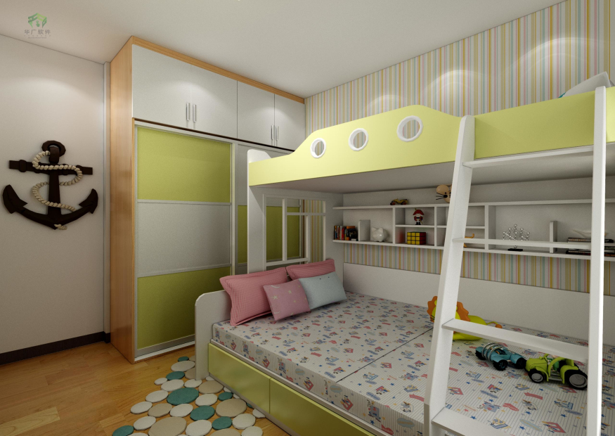 簡（jiǎn）約兒童房案例