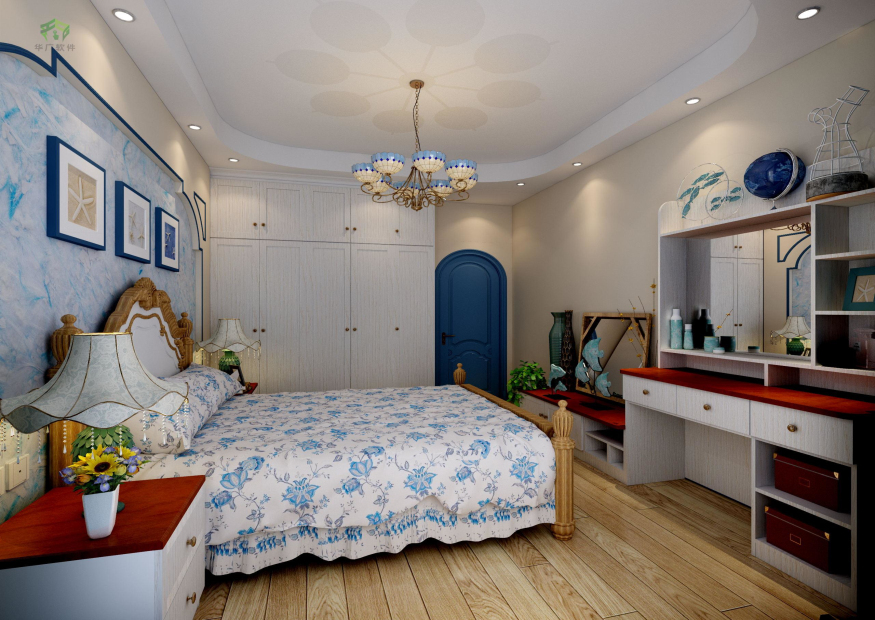 臥室地中海案例